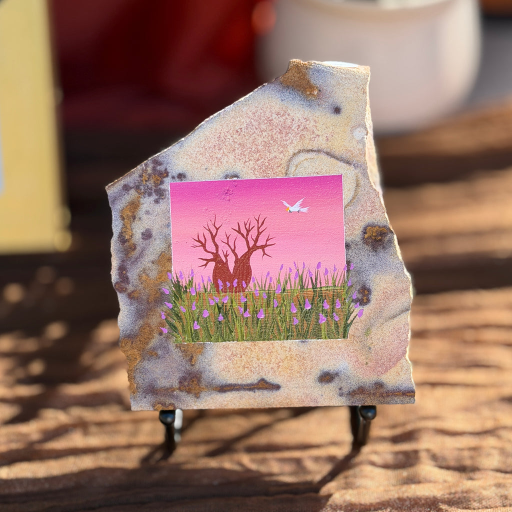 Stand for Rock art