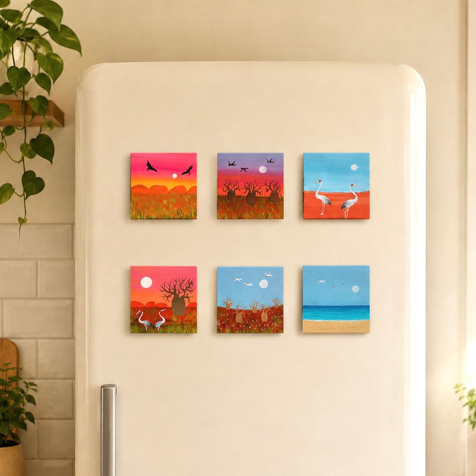 Original Art Magnets - boab field